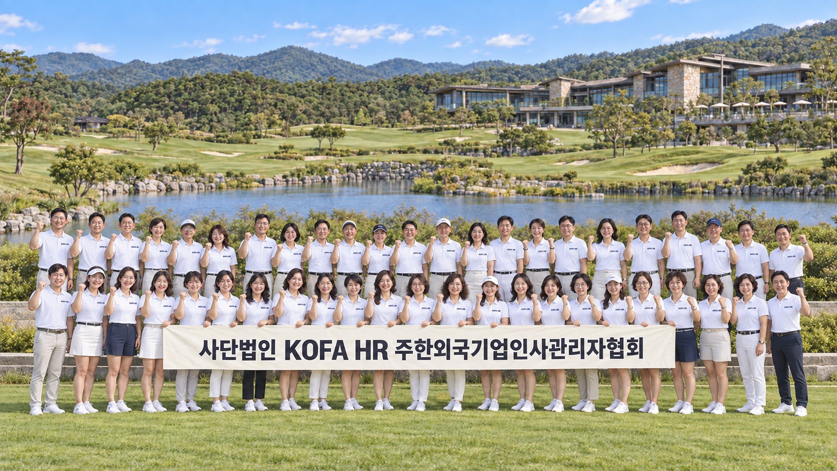 KOFA HR 회원 골프 단체사진